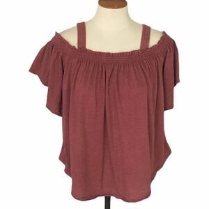 We The Free Cold Shoulder Knit Top Size XS